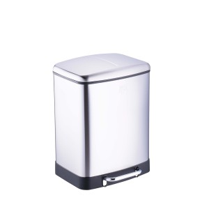 Šiukšliadėžė su pedalu 2x12 L 37x34,3x50,3 cm SOFT CLOSE Dirt Devil 871125249502