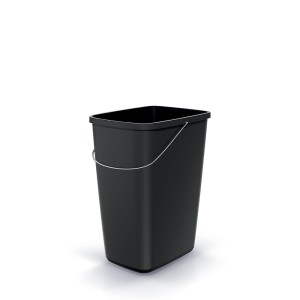 Šiukšliadėžė 9 l 23,5x20x29,5 cm juoda COMPACTA Q BASIC KEDEN