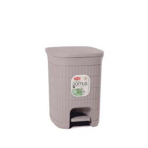 Šiukšliadėžė su pedalu 20 l 31x27x38 cm rusva DOMUS 90301 Stefanplast
