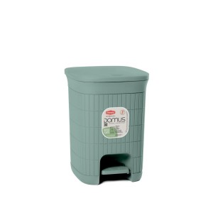Šiukšliadėžė su pedalu 20 l 31x27x38 cm žalsva DOMUS 90302 Stefanplast