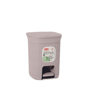 Šiukšliadėžė su pedalu  6 l 20,5x20,5x25 cm rusva DOMUS 90401 Stefanplast