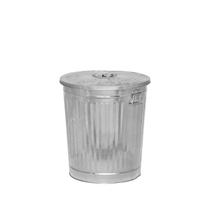 Šiukšliadėžė metalinė su dangčiu 62 l D44xH45 cm (mix) 4Living 306807