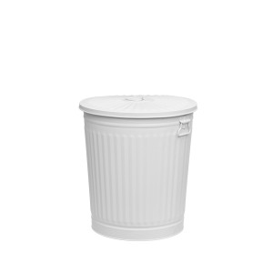 Šiukšliadėžė metalinė su dangčiu 62 l D44xH45 cm (mix) 4Living 306807