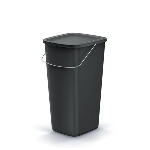 Šiukšliadėžė 25 l 28,7x26,4x49,5 cm juoda COMPACTA Q BASIC KEDEN
