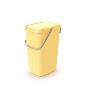 Šiukšliadėžė 20 l 29,5x23,5x44,5 cm geltona SYSTEMA Q COLLECT KEDEN