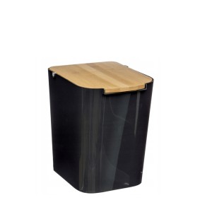 Šiukšliadėžė plastikinė 5 l 22x18x24 cm bambukas Natureo 5Five 155924C