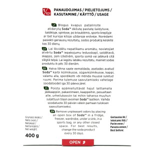 Soda maistinė "Kvapų sugėrėjas" 400 g dėžutė