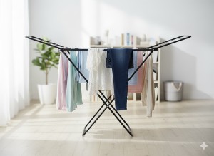Džiovykla skalbiniams sulankstoma IDA 180x55x102 cm LIM1167