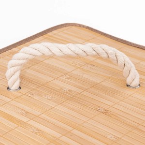 Dėžė skalbiniams 48 l 35x35x50 cm bambukinė 5Five 174781