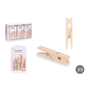 Segtukai nuotraukoms mediniai 9 vnt Pincello 82824