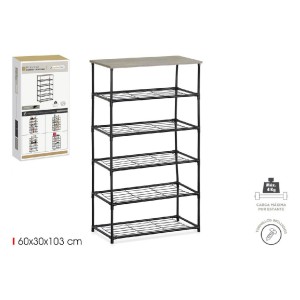 Lentyna batams 60x30x103 cm juoda, medžio sp. Confortime BY01094079175