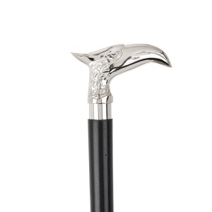 Batų šaukštas metalinis/medinis juodas 46x10x5 cm 182417