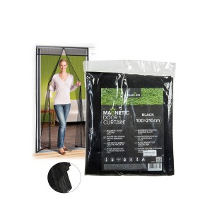 Užuolaida durims nuo vabzdžių magnetinė 100x210 cm juoda MZPICR Beorol