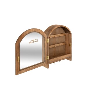 Dėžutė raktams medinė 22x7x28 cm Atmosphera 203548