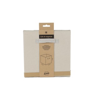 Dėžė sulankstoma 31x31x31 cm kreminės spalvos Urban Living 400258