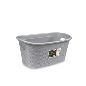 Dėžė skalbiniams Elegance pilka 58x38x28 cm 30231 35 l Italija STEFANPLAST