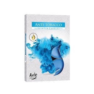 Žvakutės arbatinės  6 vnt. anti-tobacco Aura 54051