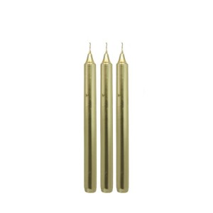 Žvakė aukso sp. 3 vnt. 24 cm 8430540261036