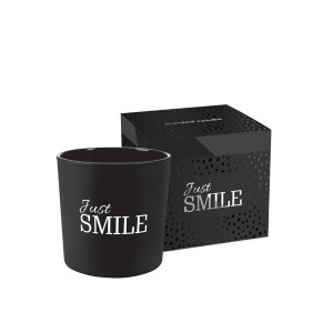 Žvakė stikliniame indelyje 300 g D10xH10 cm kvepianti Just Smile 600876
