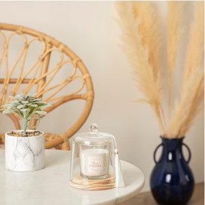 Žvakė stikliniame indelyje 130 g 10,7x13,8 cm apelsinų žiedų kv. Atmosphera