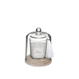 Žvakė stikliniame indelyje 130 g 10,7x13,8 cm apelsinų žiedų kv. Atmosphera