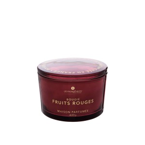 Žvakė stikliniame indelyje vaisių kv. 440 g D13xH9 cm Atmosphera 214889D