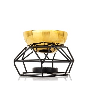 Eterinių aliejų šildytuvas metalinis/keramikinis 9x13,5x11,5 cm 178219