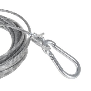 Trosas kaminkrėčio metalinis lankstus 6 m GEKO G66728