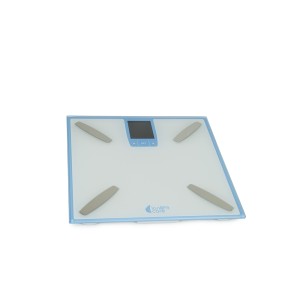 Svarstyklės išmanios 33x34 cm 12 kūno duomenų matavimų LongFit Care MKT00761