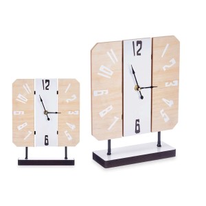 Laikrodis pastatomas 7x22x28 cm metalinis, medinis Giftdecor 69387