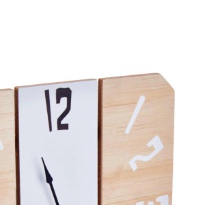 Laikrodis pastatomas 7x22x28 cm metalinis, medinis Giftdecor 69387