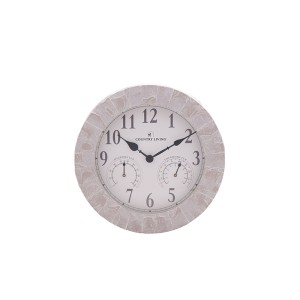 Laikrodis sieninis pilkas 7x35x35 cm CL1151  Country Living Widdop