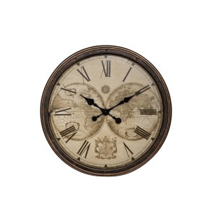 Laikrodis sieninis D51 cm rudos spalvos WORLD Atmosphera 179402