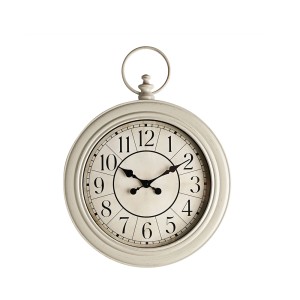 Laikrodis sieninis baltas 59x44x6 cm W8074 Hometime Widdop