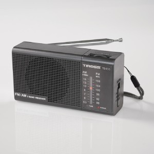Radijo imtuvas mini (delninukas)  FM/AM 2AA TIROSS TS455