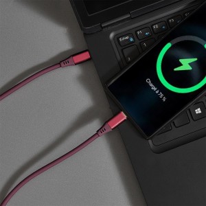 Laidas ypač greito krovimo USB-C--USB-C-tip3.0A 20V 60W 1 m (mix) HT0185