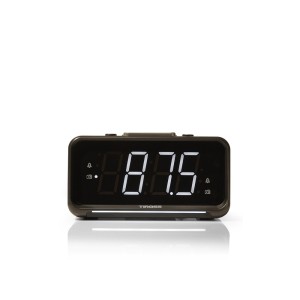 Radijo imtuvas FM USB arba 2xAAA su laikrodžiu TIROSS TS492