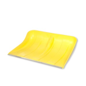 Kastuvas sniegui plastikinis geltonas su juosta 50x40 cm be koto