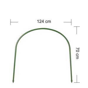Lankas lysvei dengtas plastiku 11 mm 70x124 cm Gardenita (50)