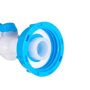 Kranas ICB konteneriui veržlė S60x6 + 32 mm 45* GEKO G70204