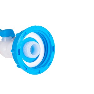 Kranas ICB konteneriui veržlė S60x6 + 25 mm 90* GEKO G70205