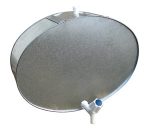 Praustuvas cinkuotas su kranu 20 l 070117