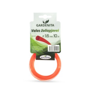 Valas žoliapjovei apvalus 1,6 mm 10 m Gardenita (20)