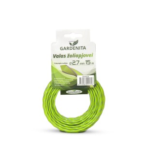 Valas žoliapjovei trikampis suktas su briauna 2,7 mm 15 m Gardenita (12)
