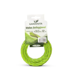 Valas žoliapjovei trikampis suktas su briauna 3,0 mm 12 m Gardenita (10)