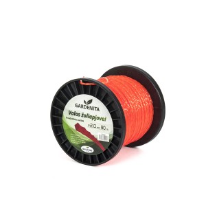Valas žoliapjovei kvadratinis suktas 2,0 mm 90 m Gardenita (20)
