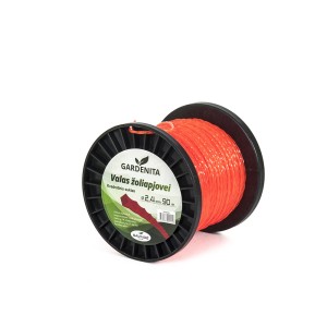 Valas žoliapjovei kvadratinis suktas 2,4 mm 90 m Gardenita (20)