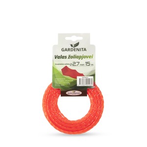 Valas žoliapjovei kvadratinis suktas 2,7 mm 15 m Gardenita (12)