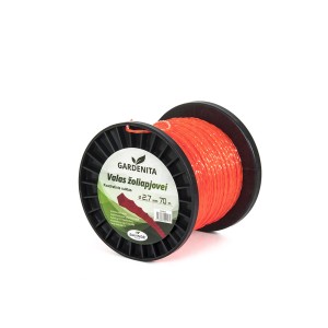 Valas žoliapjovei kvadratinis suktas 2,7 mm 70 m Gardenita (20)
