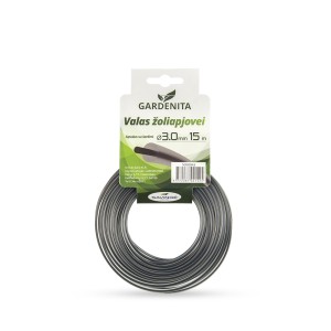 Valas žoliapjovei apvalus su šerdimi 3,0 mm  15 m Gardenita (10)
